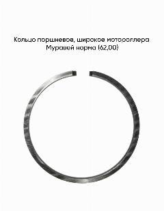 Кольцо поршневое, широкое мотороллера Муравей норма (62,00)
