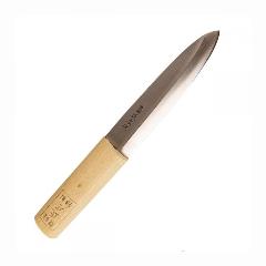 Универсальный нож "MASAHIRO" сталь aogami 150мм, желтый