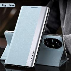 Чехол-книжка из искусственной кожи с гальваническим покрытием для Honor 200 Pro, LIght Blue-05, For Honor 200 5G