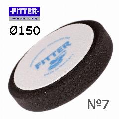 Полировальник Fitter 150мм черный (мягкий; липучка) поролоновый для полировки автомобиля