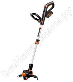 Аккумуляторный триммер WORX 1х2.0 Ач и ЗУ WG163E.2, черный, 113x89x31 см
