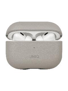 Uniq для Airpods Pro 2 чехол Lyden DS Leatherette with handstrap Ivory/Lychen Green