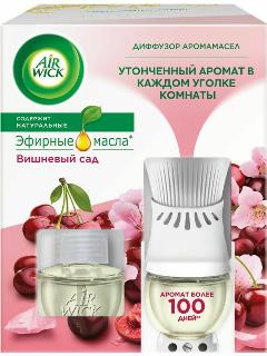 Air Wick Диффузор аромамасел комплект со сменным флаконом 19 мл