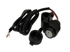 Зарядка USB для мотоцикла 12в 2 порта 5V/2A EMGO