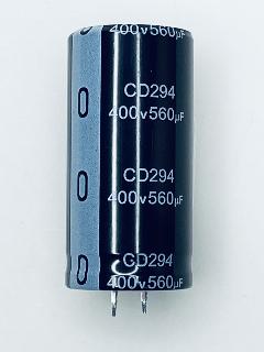 Конденсатор 560мкФ*400В (H=62мм D=30mm) GP Ресанта (арт. 61/50/27) №86