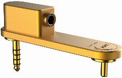 DdHiFi DJ44S MAX gold - адаптер балансный с заземлением 4.4mm, золотистый