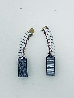 Щетки угольные 5х6х12 пружина пятак-круг d5,0 (2 шт.)(№403) №640