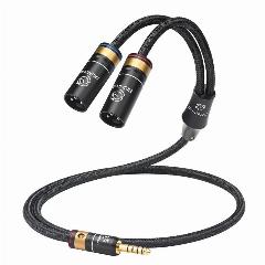 ERUMPENT HiFi аудиокабель 4,4 мм на 2XLR, 4.4 to 2xlr male