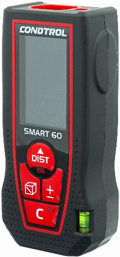 Лазерный дальномер Condtrol Smart 60, ударопрочный, черно-красный, черный/красный