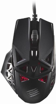 Игровая мышь Mad Catz M.O.J.O. M1 чёрная (PMW3360, Mad Catz DAKOTA Switch, USB, 6 кнопок, 12000 dpi, RGB подсветка)