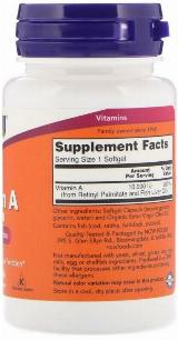Now foods vitamin A 10000 IU 100 капс — фото 2