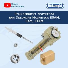 Ремкомплект редуктора кофемашины Delonghi Magnifica ESAM, EAM, ETAM, 20202408