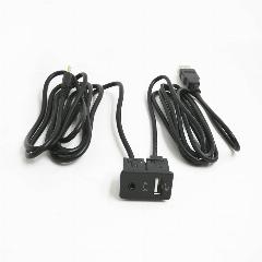 Автомобильный переходник Biurlink для CD-дисков 100 см, AUX USB-кабель, аудио удлинитель, порт USB/AUX для Toyota Corolla 4runner Highlander Socket
