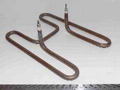 ТЭН конфорки КЭТ-0,12 плиты Гомельторгмаш ПЭМ-4-010, ПЭМ-2-020 (внутренний, нерж. ст, 1.2 кВт, 220 В), 260х110х240