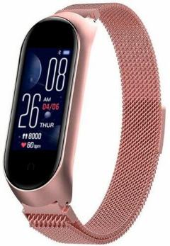 Умные часы BandRate Smart BRSM555BRGWB с тонометром, шагомером, календарем