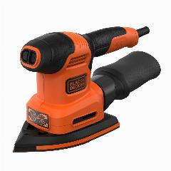 Машина дельташлифовальная Black+Decker BEW200K-QS, От сети, 200Вт, 2 мм, красный