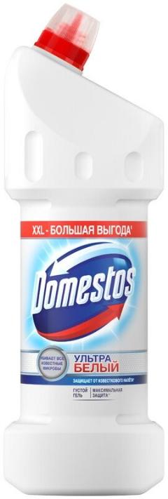 Средство для туалета Domestos "Ультра белый", гель, 1,5л