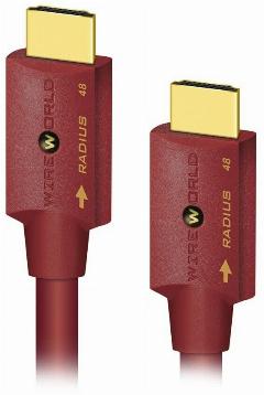 HDMI кабель Wire World Radius-48 HDMI 2.1 Cable 2m, красный