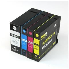 Комплект картриджей BPI-PGI2400 для Canon MAXIFY iB4040, iB4140, MB5040, MB5140, MB5340, MB5440, (совместимые с PGI-2400), с пигментными чернилами, многоцветный