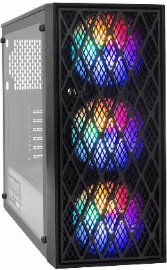 Корпус ATX Exegate EVO-8243-NPX500 500 Вт черный, rgb