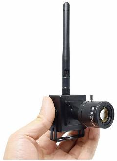 Миниатюрная WI-FI IP камера - Link 500Z-8GH - матрица SONY, вариофокальный объектив с 5-кратным зумом, 1/2.8", 65x40 мм