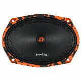 Акустика DL Audio Barracuda 69, овал, черный/оранжевый — фото 3