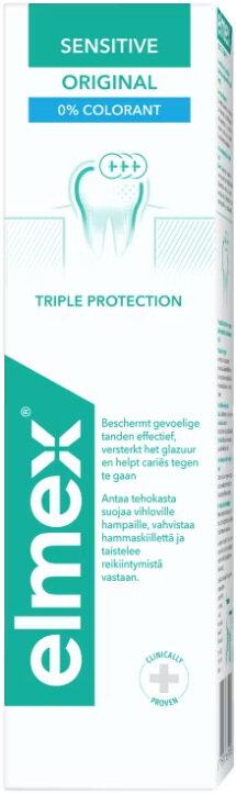 Зубная паста Elmex Sensitive Triple Protection тройная защита для чувствительных зубов 75 мл (из Финляндии)