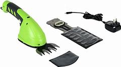 Greenworks 3,6V аккумуляторные садовые ножницы с встроенным аккумулятором 2 Ah, зеленый