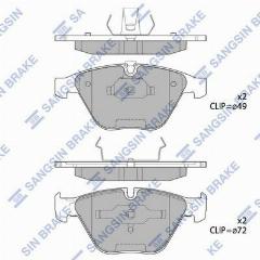 Колодки тормозные передние Sangsin SP2163