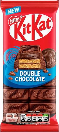 Шоколадная плитка KitKat Double Chocolate, 99 гр 1шт Англия