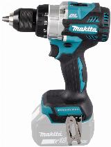 Аккумуляторная дрель-шуруповерт Makita DDF486Z, 81x178x217 мм, черный/голубой — фото 2