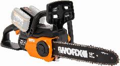 Аккумуляторная пила Worx WG381E.9, тормоз цепи, плавный пуск, 20 В, 30 см, без АКБ и зарядного устройства