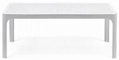 Столик пластиковый журнальный Nardi Net Table 100х60 см, Италия, цвет белый