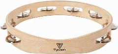 TYCOON TBW-10S BB Тамбурин, цвет: натуральный, материал: дерево, медные джинглы
