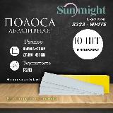 Абразивная полоса на липучке (Velcro) B322 б/отв, 70mm x 420mm, 10 шт, P240, белый — фото 1