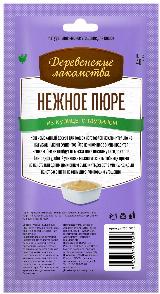 Деревенские лакомства "Нежное пюре из курицы" для кошек упаковка, 4 пакета по 10 гр — фото 3