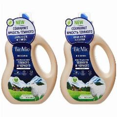 Гель для стирки BIO MIO BIO GEL LAUNDRY BLACKS&DARKS, для черных, темных и джинсовых тканей, 900 мл, 2 шт