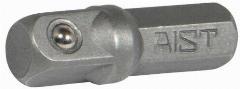 Переходник бита 1/4" (M) на квадрат 1/4" (M) дюйма AIST 10210501 для маленьких торцевых головок
