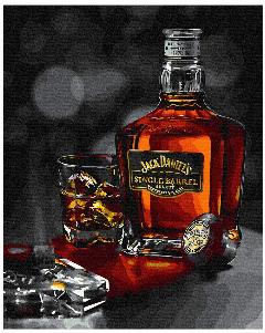 Картина по номерам, 50х65 см. Модель: "Виски". Холст на подрамнике. Kubanstar, 50x65 см