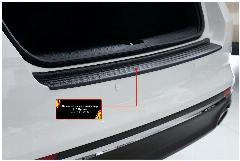 Накладка на задний бампер KIA Optima 2016-2018, Optima рестайлинг 2018-2019, черный