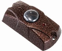 Кнопка выхода Falcon Eye FE-100 (Медь) накладная, металлический корпус, коричневый