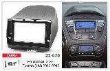 Переходная рамка 10.1 Android для а/м HYUNDAI iX-35, Tucson LM 2010-18 CARAV 22-070 — фото 2