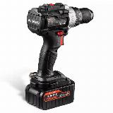 RUNTEC RT-ID100T Дрель-шуруповерт ударная аккумуляторная RUNTEC TECHNIC 13 мм, 20В, 2*4Ач, 100Нм, черный — фото 2