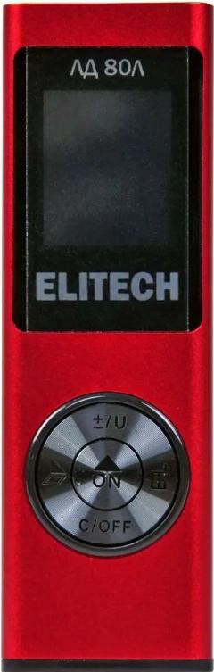 Дальномер лазерный Elitech ЛД 80Л, 80 м