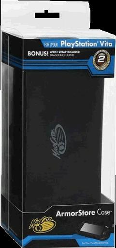 PS Vita 1000: Футляр Madcatz ArmorStore защитный [Black], черный
