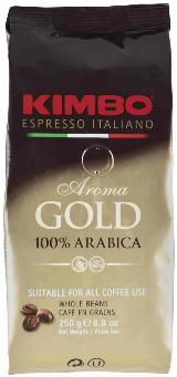 Кофе в зернах Kimbo Aroma Gold Arabica, арабика 100%, 250 гр — фото 4