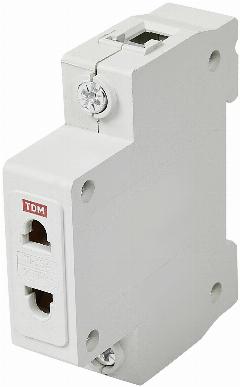 Розетка TDM Electric РД-47 1Р 10 А, белый