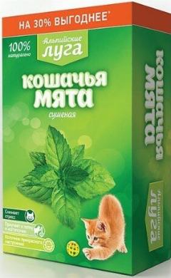 Альпийские луга кошачья мята сушеная 34 г.