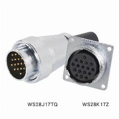 Водонепроницаемый разъем ZHQCN WS28 TQ+Z M28 24 контакта, 17pin