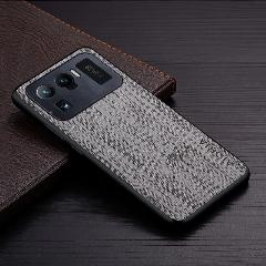 Чехол для Xiaomi Mi 11, ультратонкий кожаный чехол с рисунком бамбукового дерева, чехол для xiaomi mi 11, Ультратонкий чехол с откидной крышкой, light gray